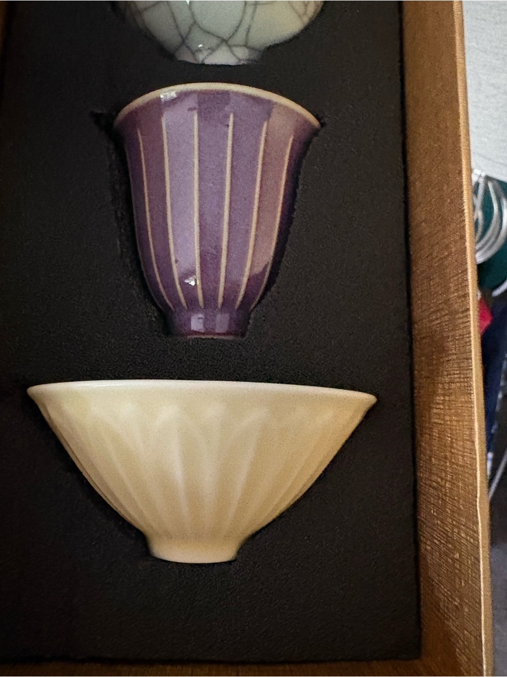 Assorted Porcelain Tea Cups Set - Multicolor - Picture 6 of 6